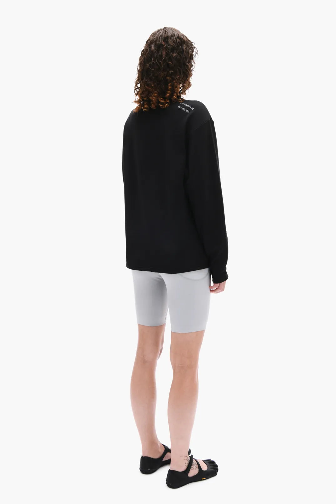 Optimistic Runners, Warm Longsleeve, Black