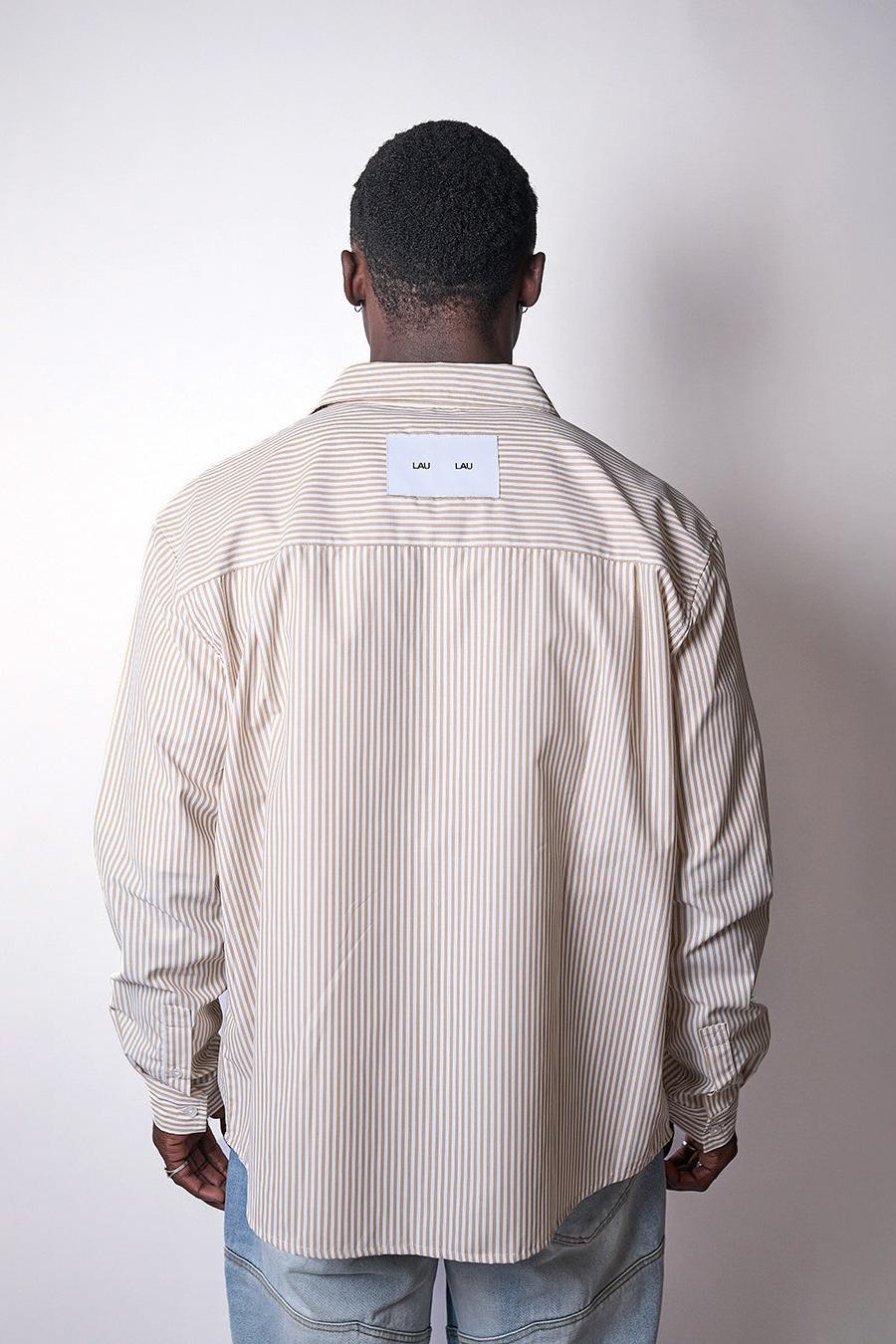 LAU LAU, Box Shirt, Beige
