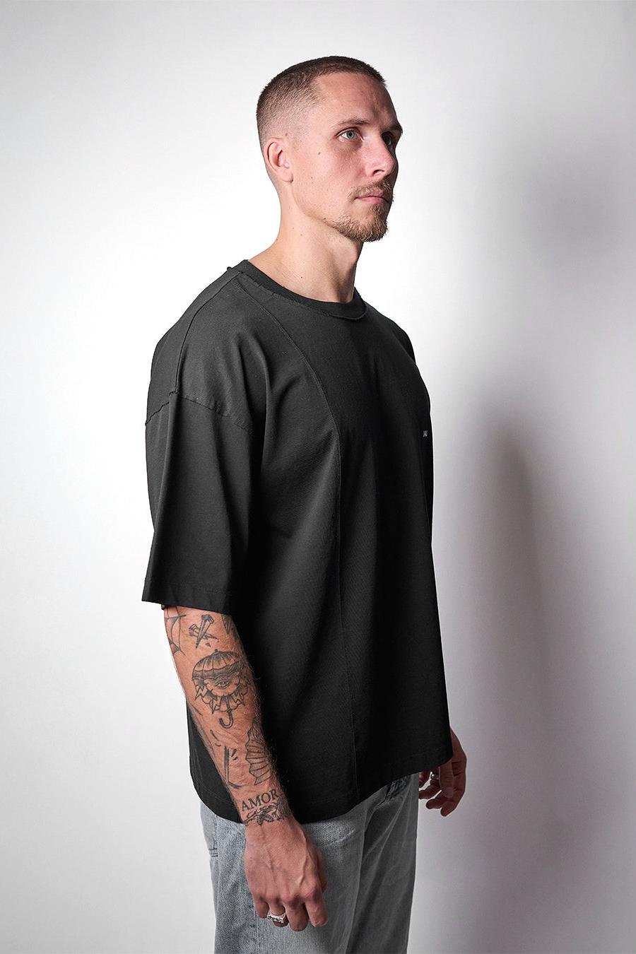 LAU LAU, Logo Tee, BLACK