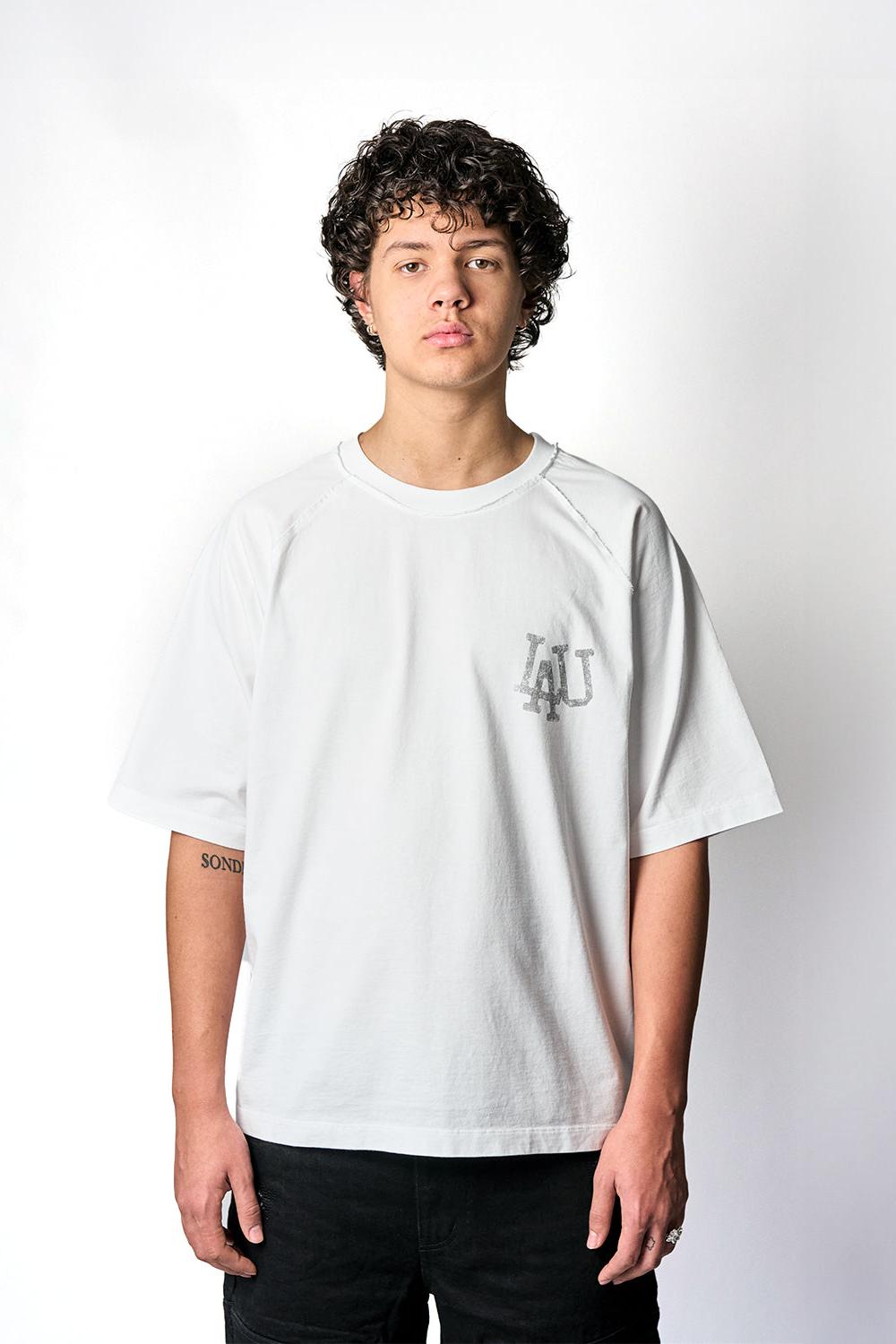LAU LAU, Baseball Tee, White
