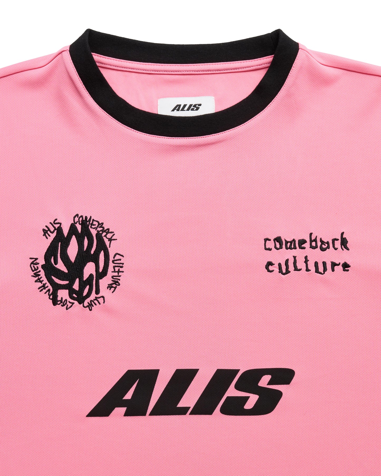 ALIS, Comeback Club 2-layer Jersey, Pink / Black