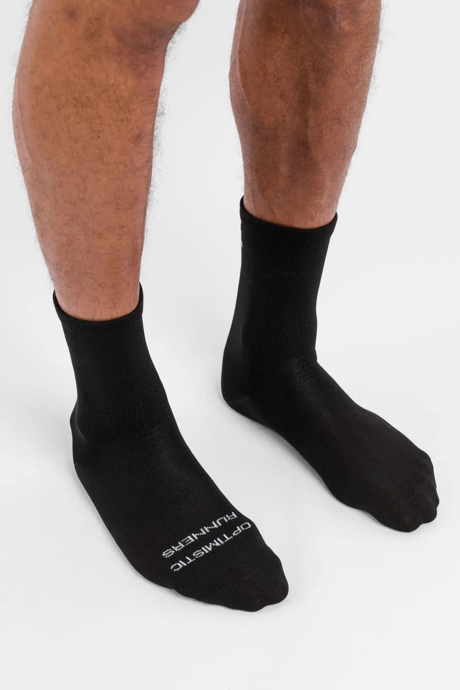 Optimistic Runners, High Socks, Black