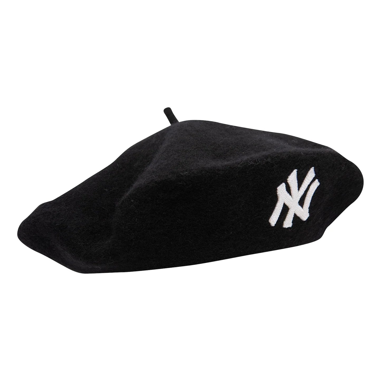 New York Yankees Wool Beret, Black