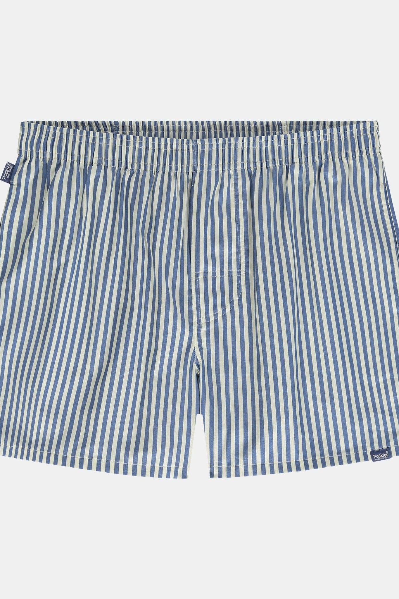 Pockies, Blue Striped Boxer Shorts