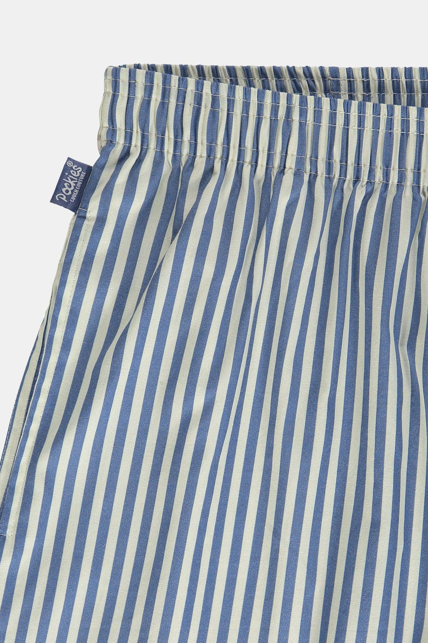 Pockies, Blue Striped Boxer Shorts