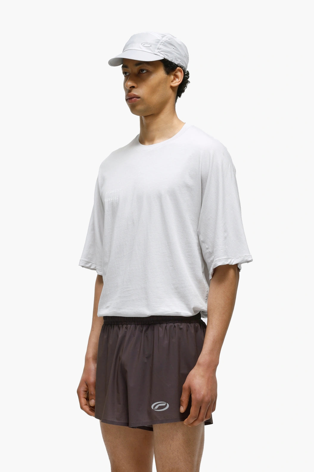 Optimistic Runners, Running Cotton T-shirt, Grey