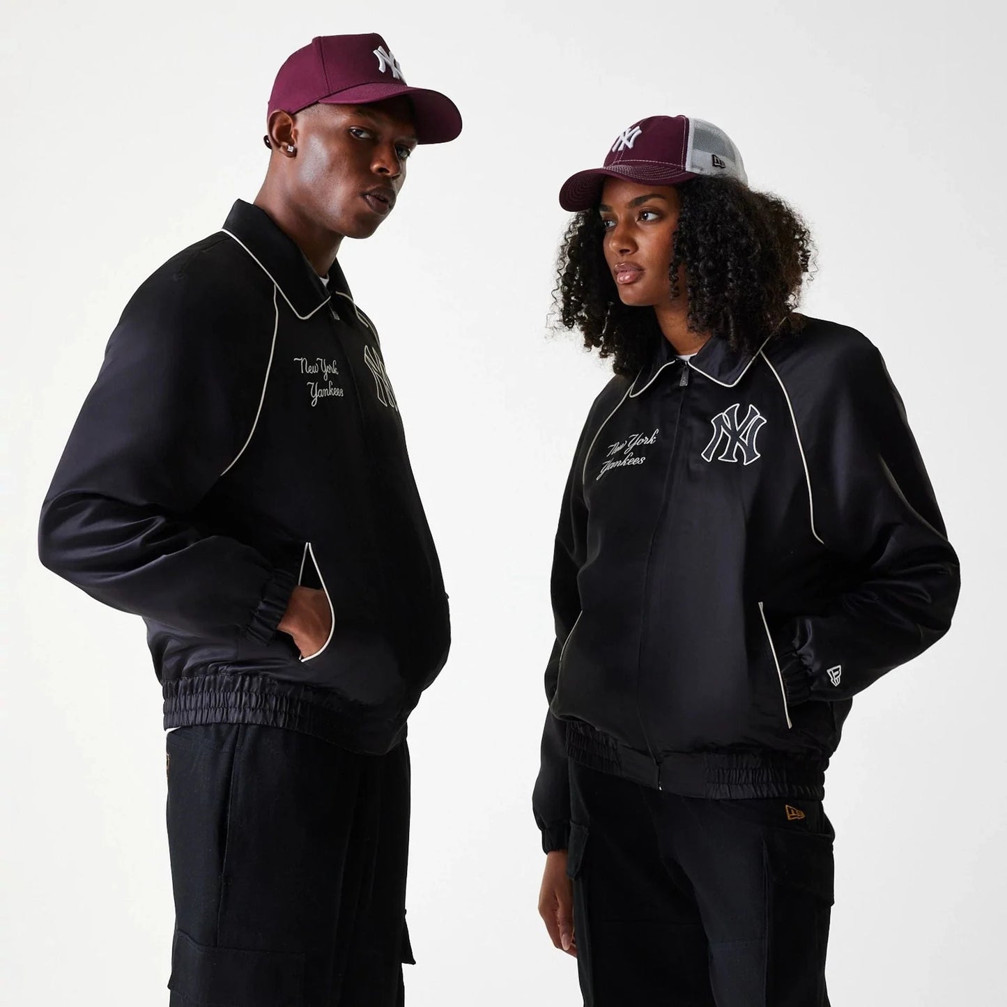New Era, New York Yankees MLB Club Jacket, Black