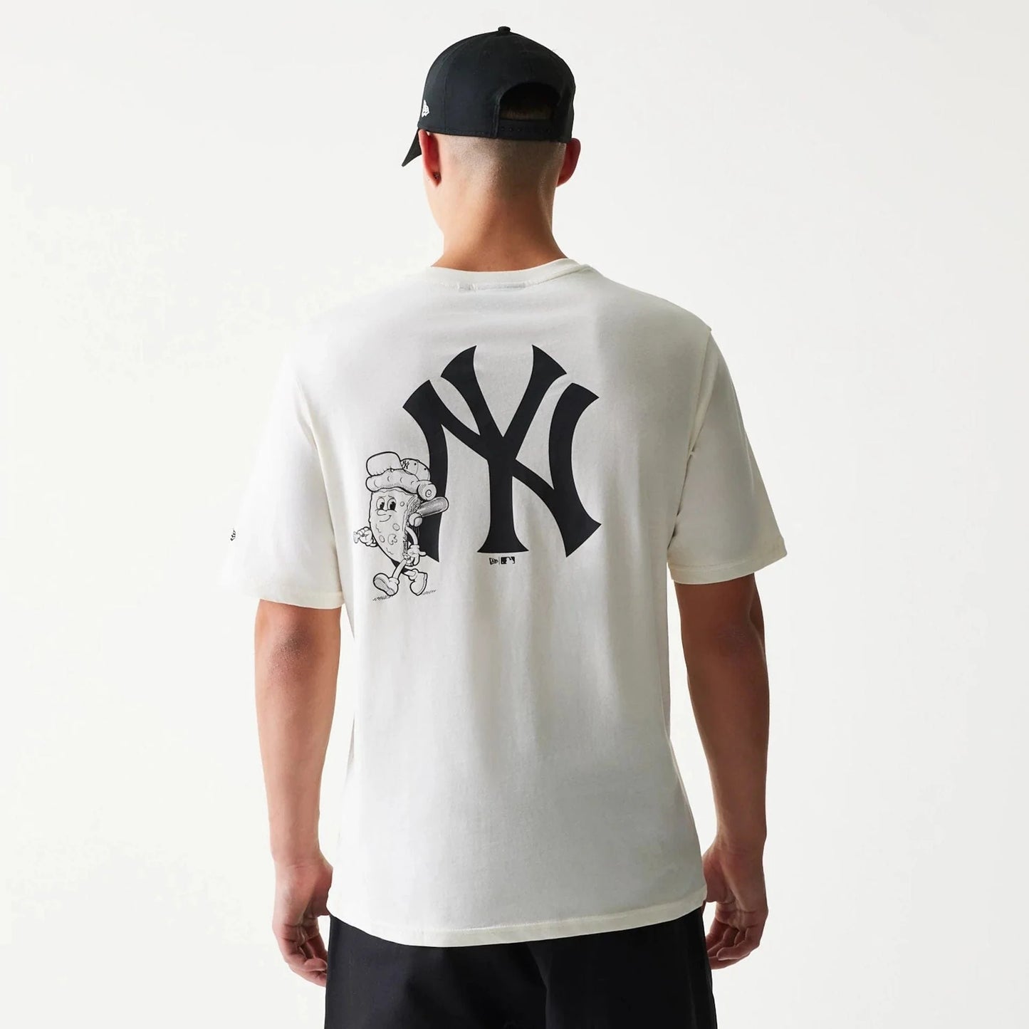 New Era, New York Yankees Food Graphic T-Shirt, White