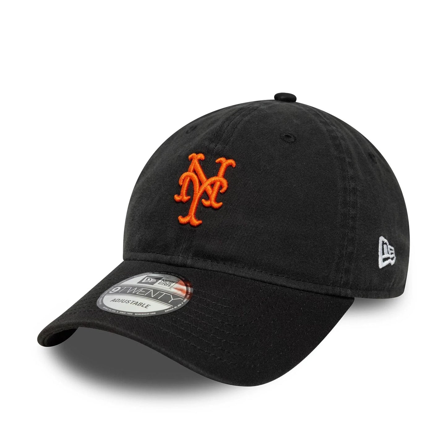 New Era, 9Twenty New York Mets Washed Script, Black