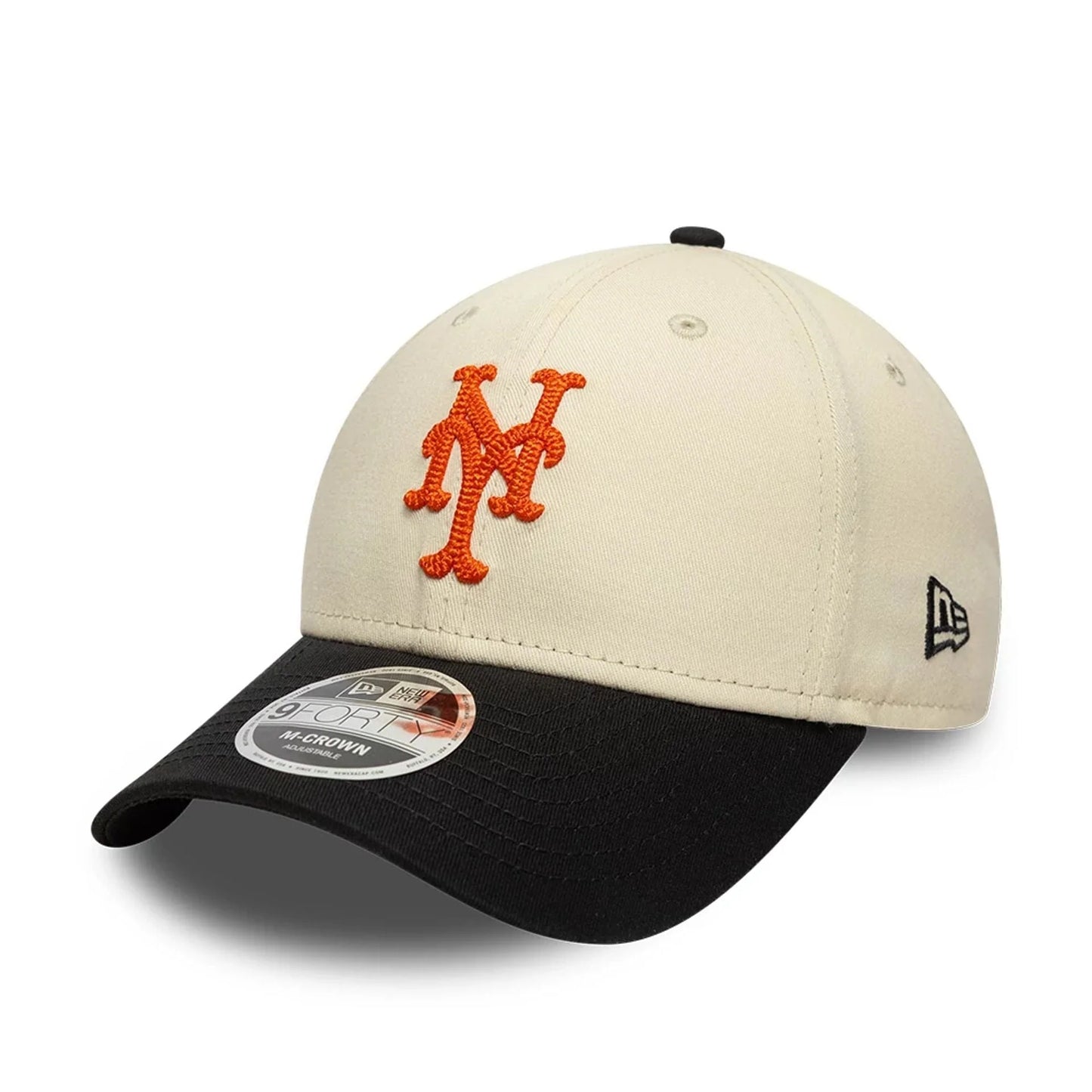 New Era, 9FORTY M-Crown New York Mets, Cream