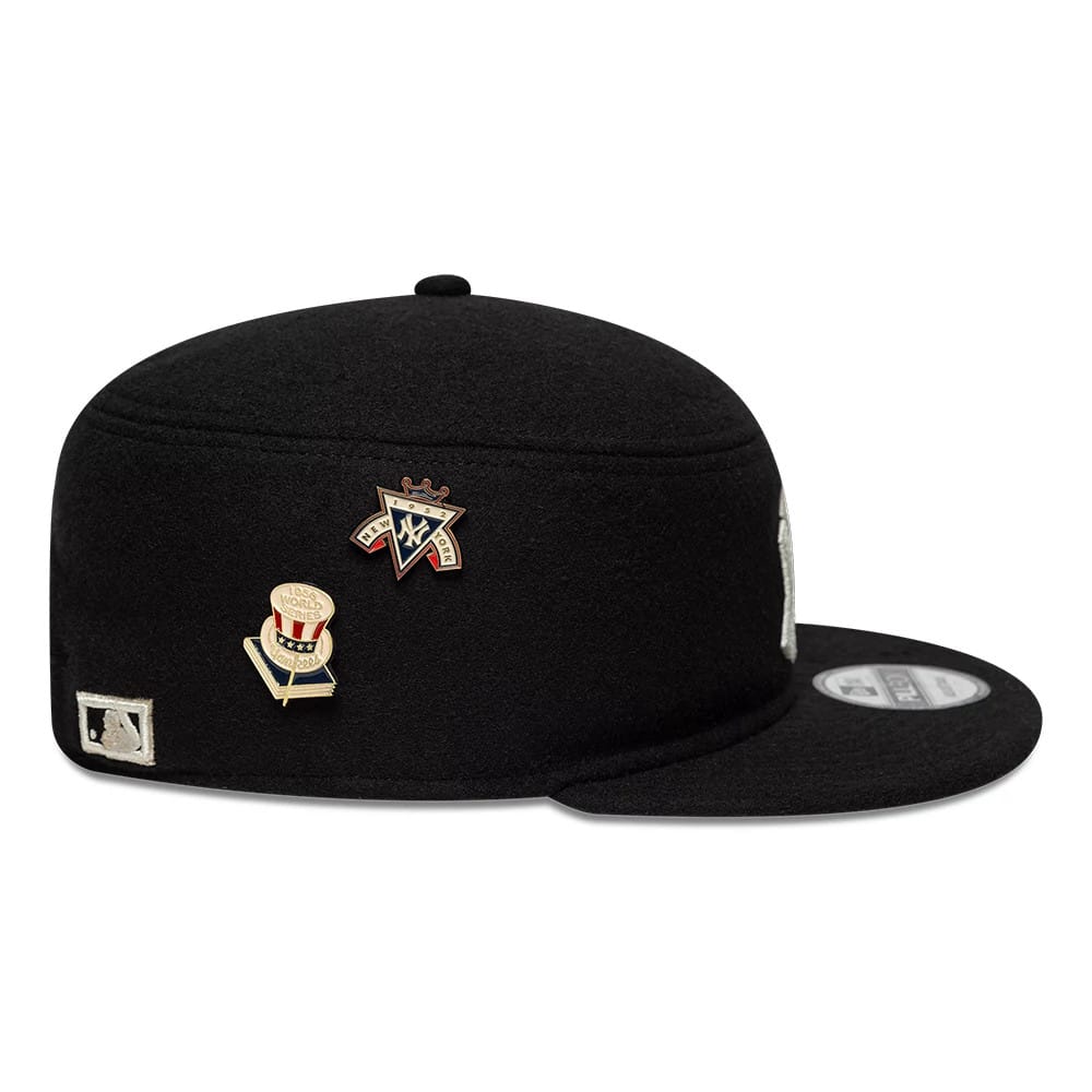 New Era, New York Yankees Cooperstown Pin Pillbox, Black