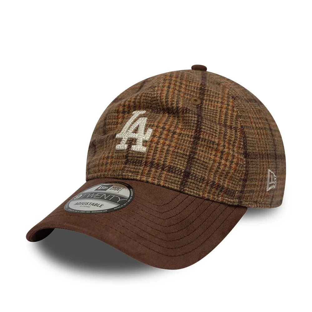 New Era, 9TWENTY LA Dodgers Plaid, Brown
