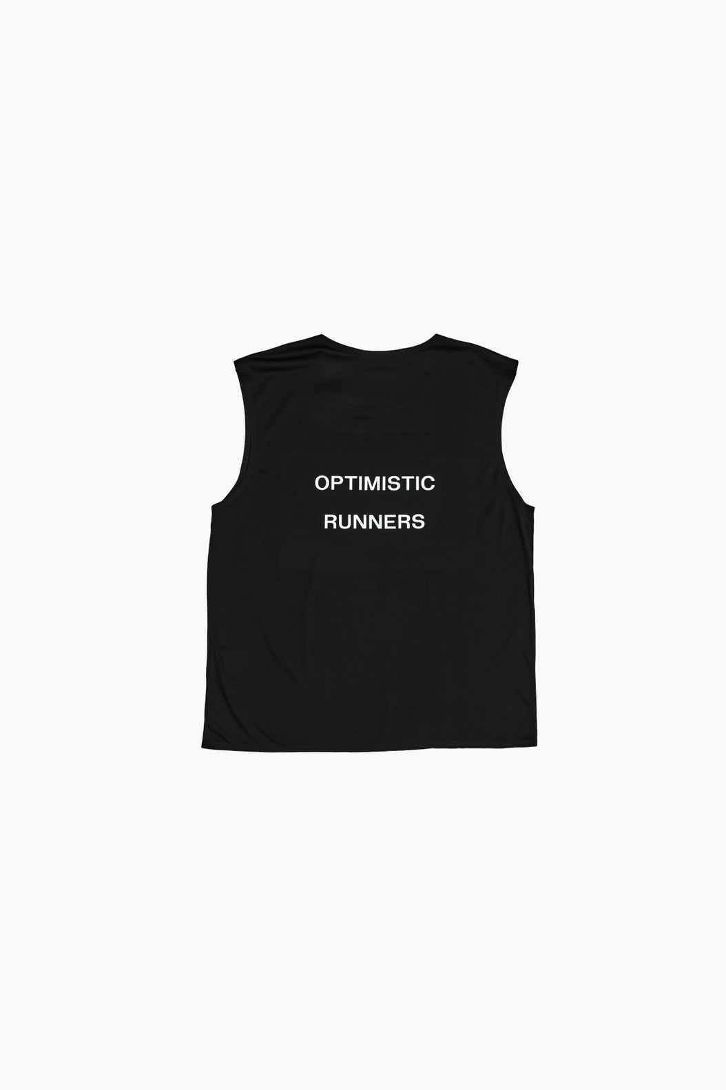 Optimistic Runners, Recycled OR Tank Top, Black