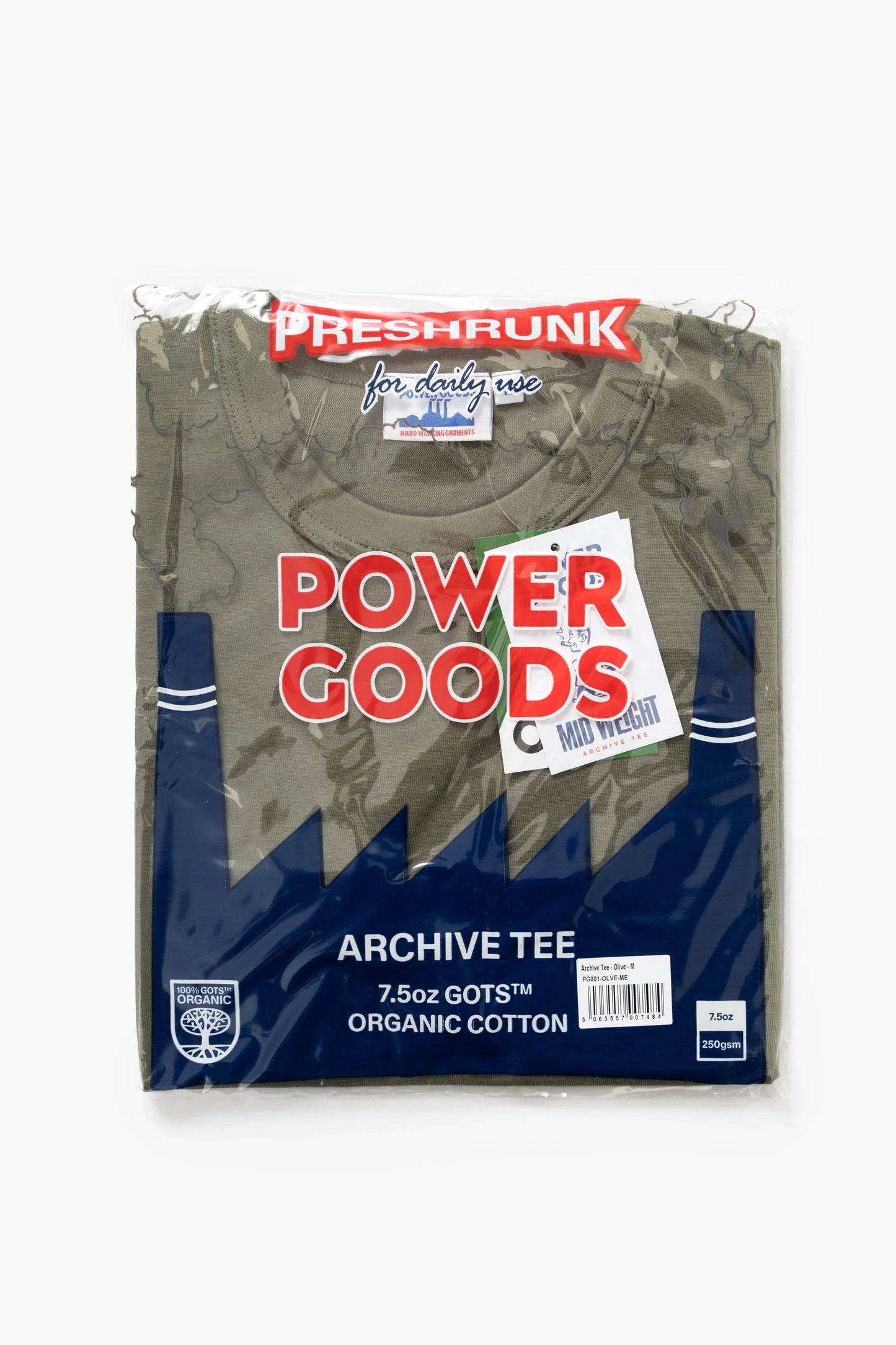 POWER GOODS, Archive T-Shirt, Olive