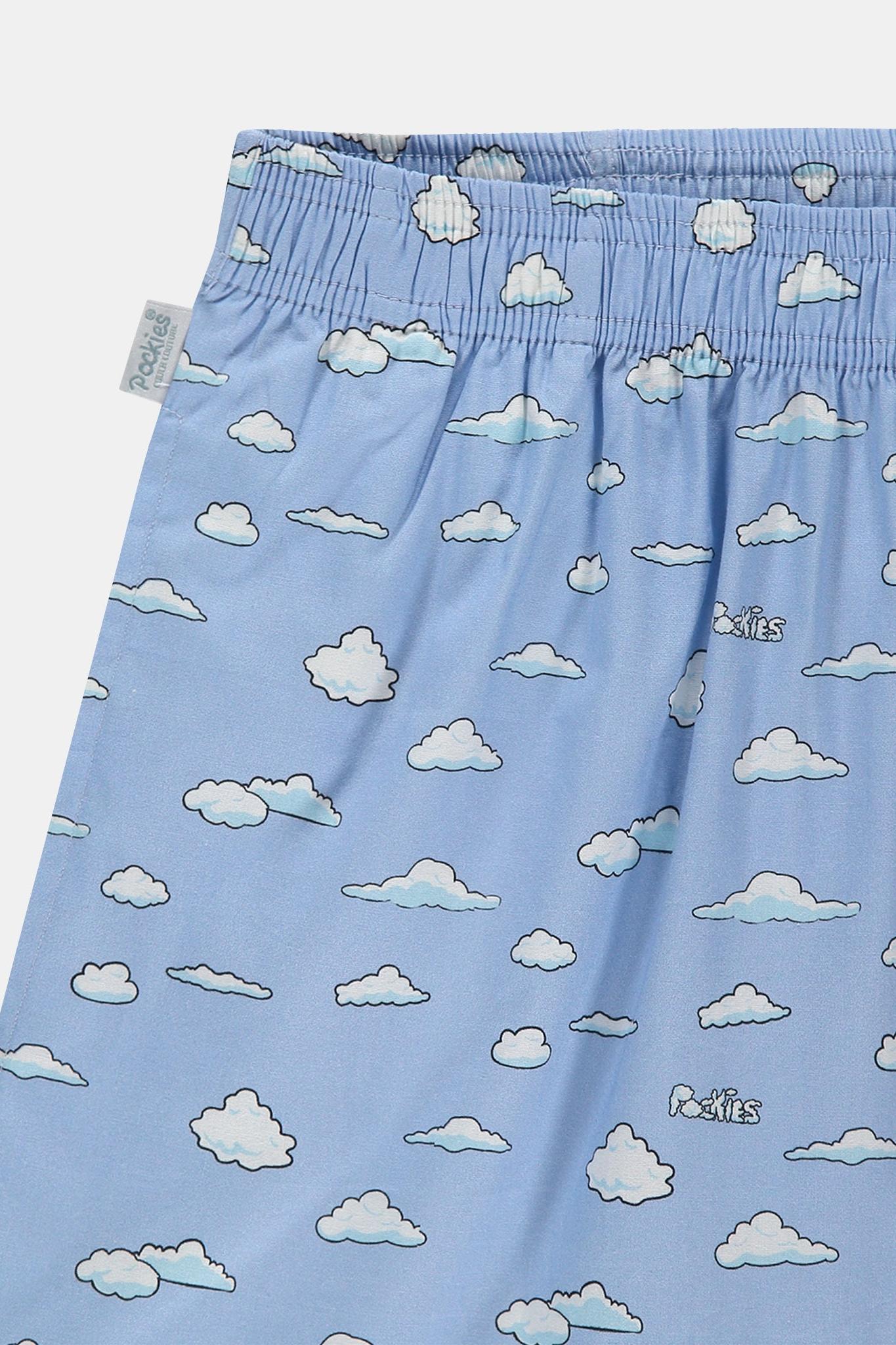 Pockies, Blue Clouds Boxer Shorts