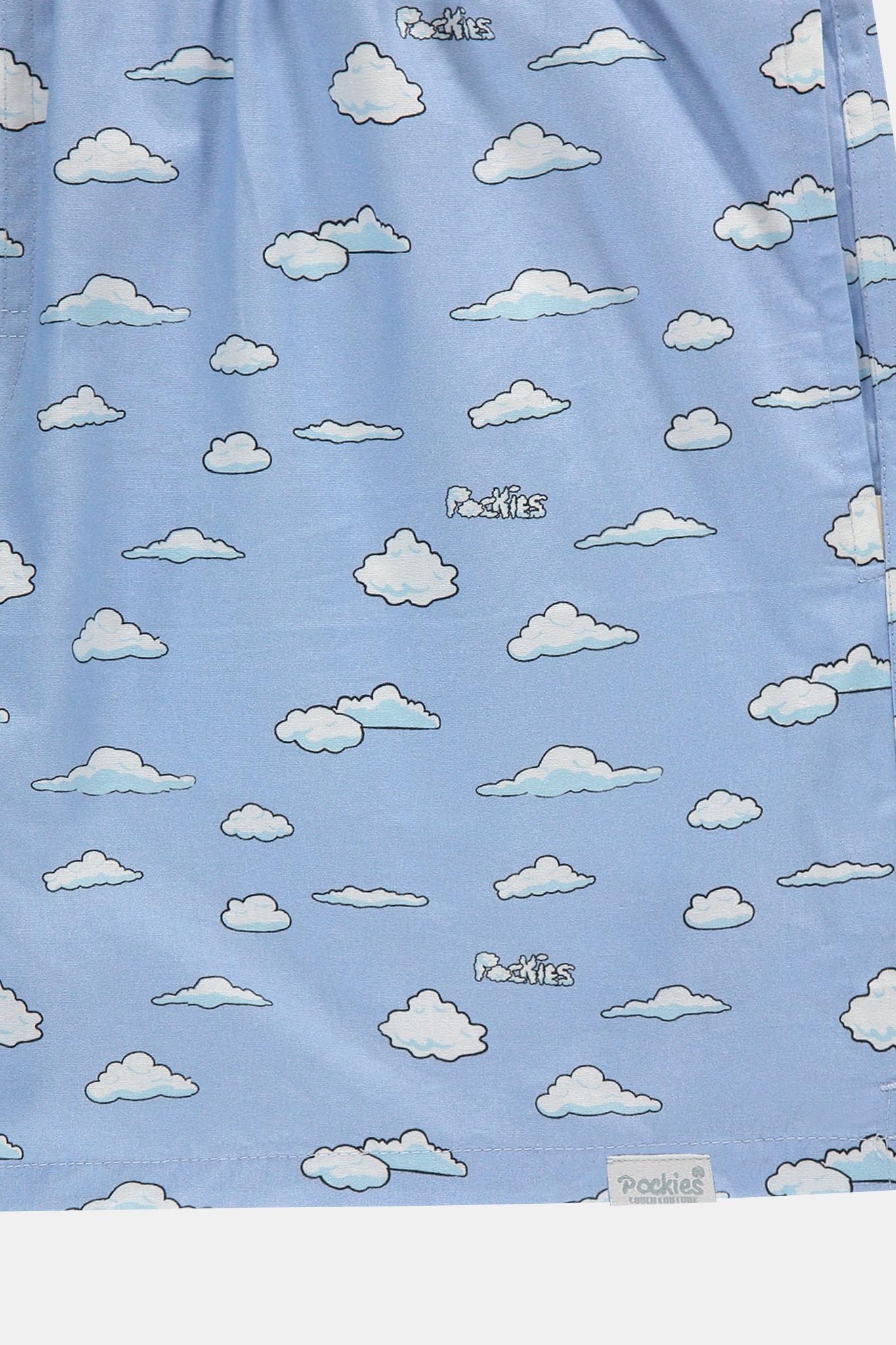 Pockies, Blue Clouds Boxer Shorts