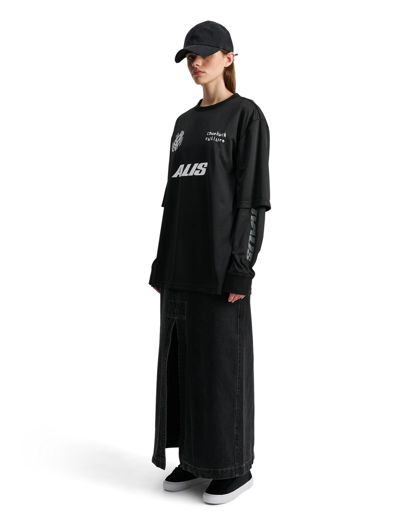 ALIS, Comeback Club 2-layer Jersey, Black