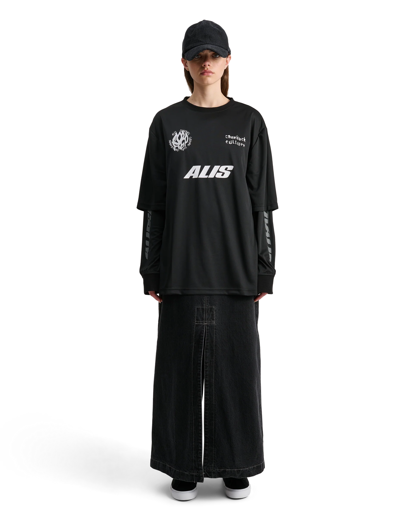 ALIS, Comeback Club 2-layer Jersey, Black