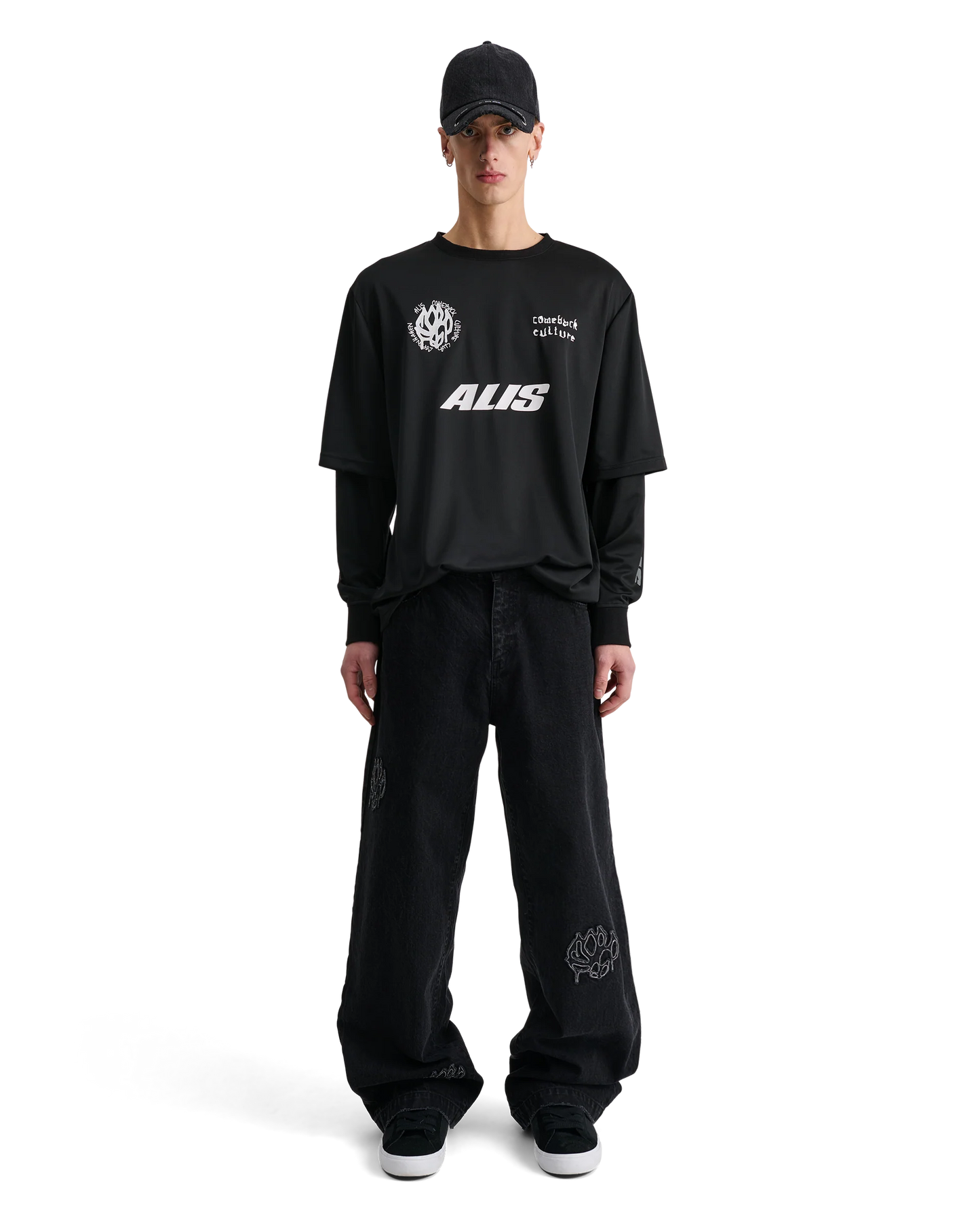 ALIS, Comeback Club 2-layer Jersey, Black