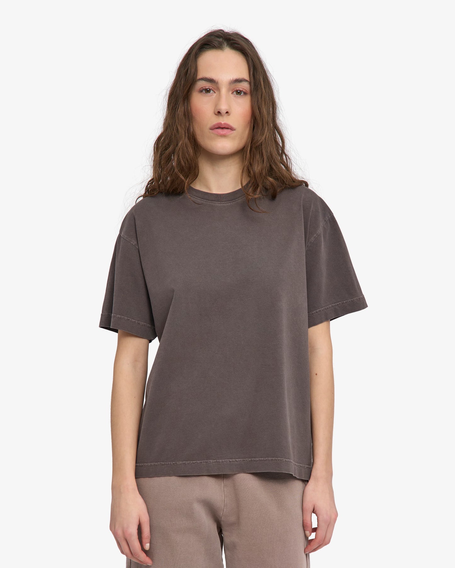 Colourful Standard, Oversized Organic T-Shirt, Faded Mud