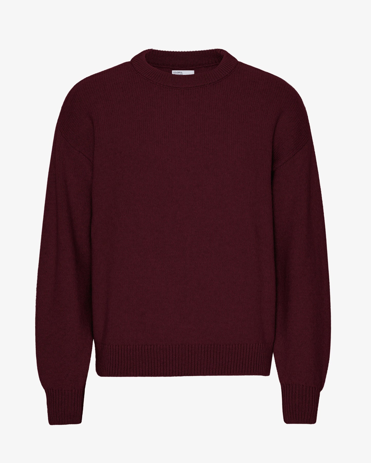 Colorful Standard, Oversized Merino Wool Crew, Oxblood Red