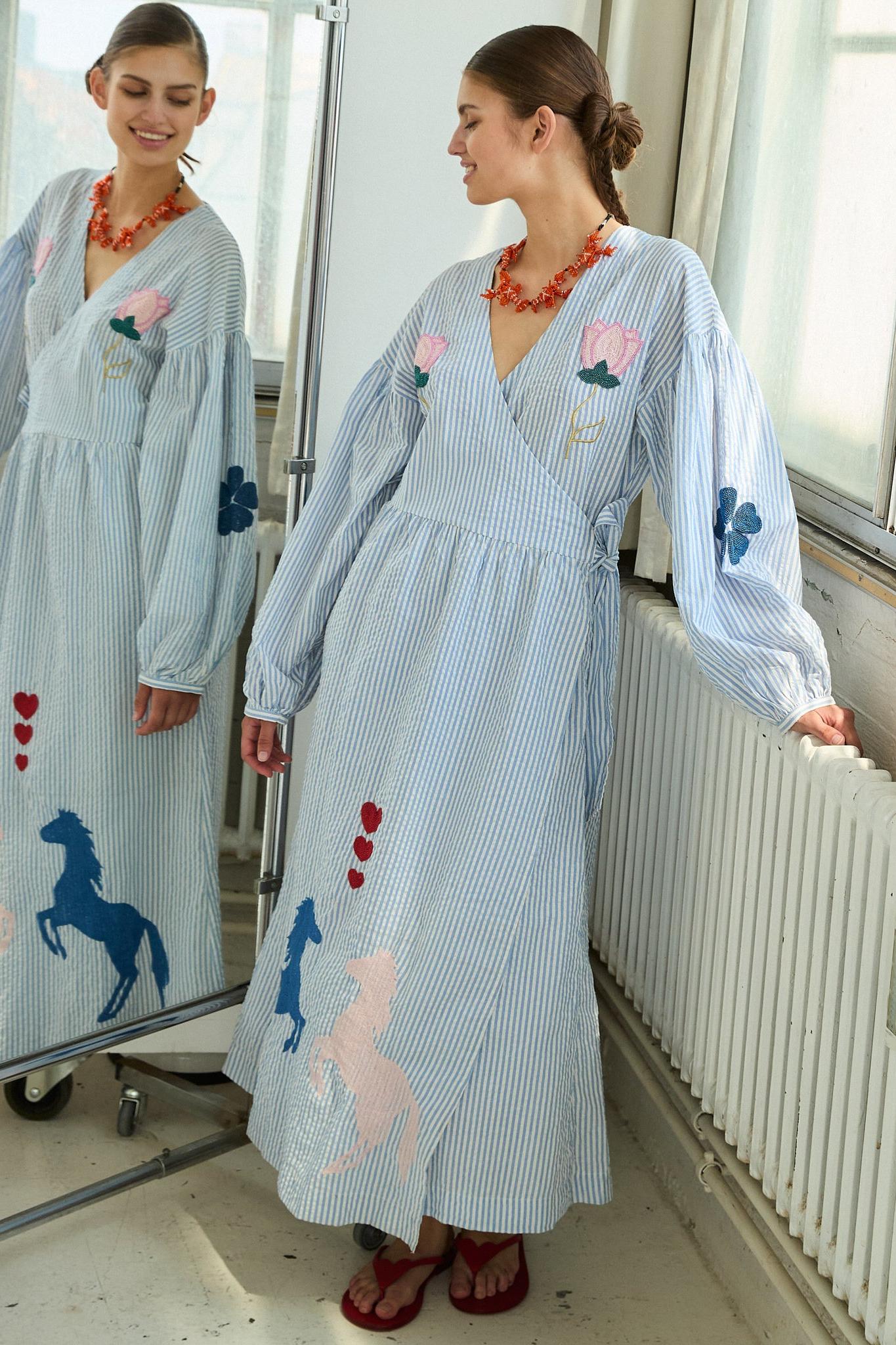 Sissel Edelbo, Caro Dress, Cashmere Blue