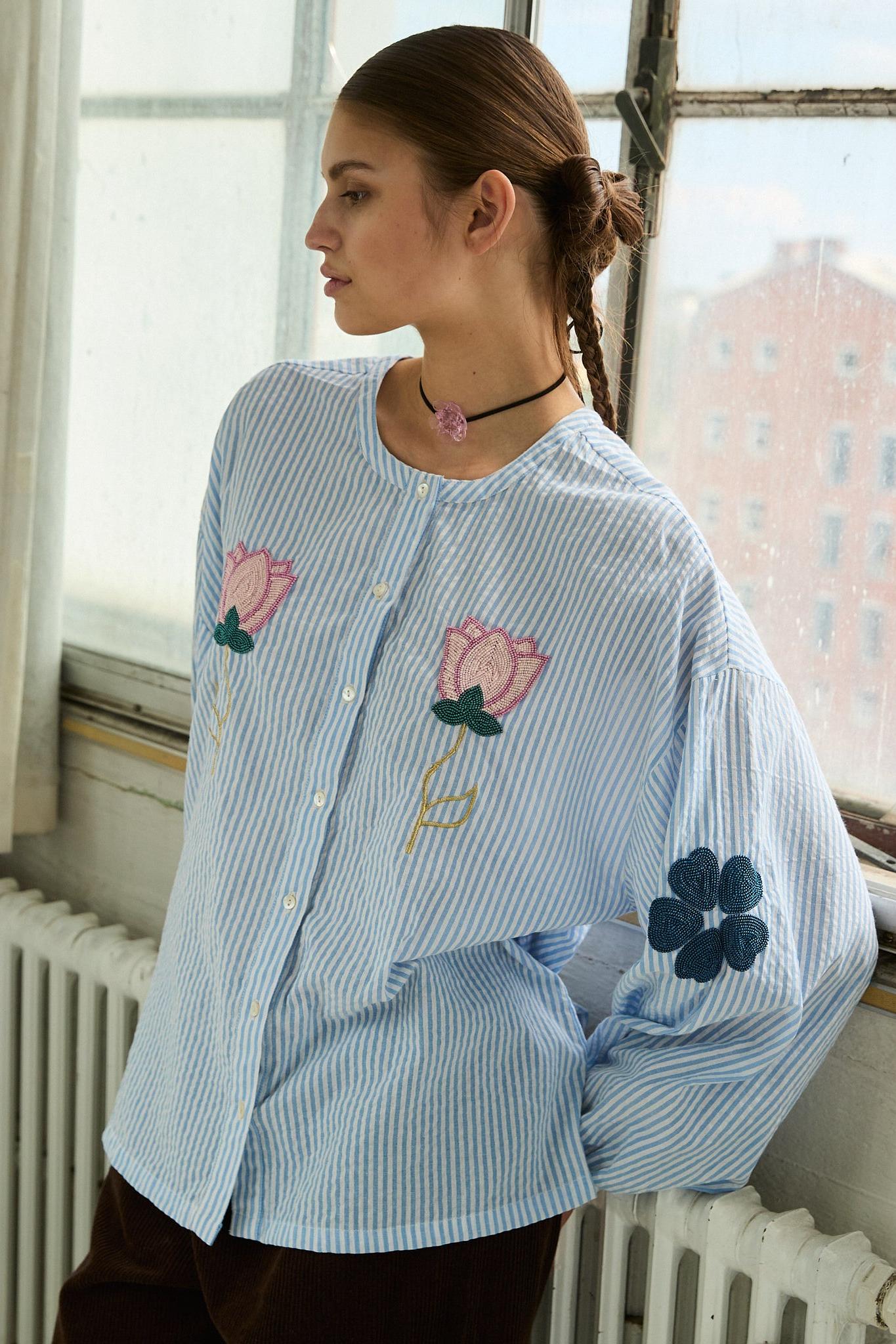 Sissel Edelbo, Caro Shirt, Cashmere Blue