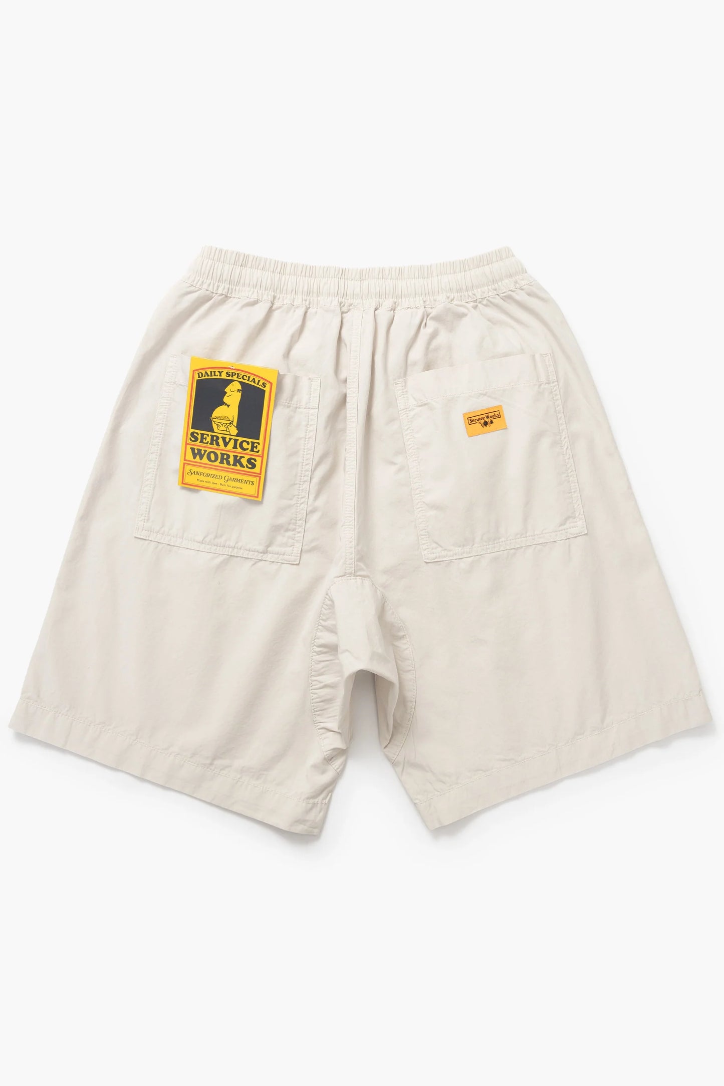 Service Works, Poplin Chef Shorts, Salt