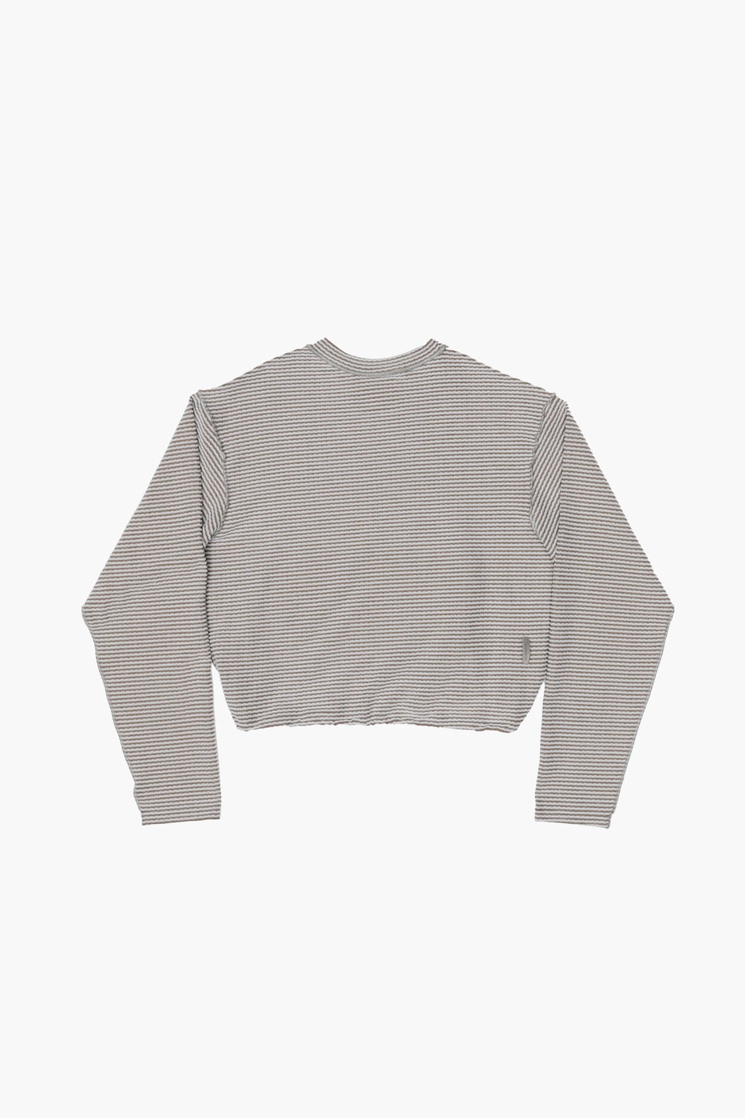 Optimistic Runners, Cropped Warm Longsleeve, Brown