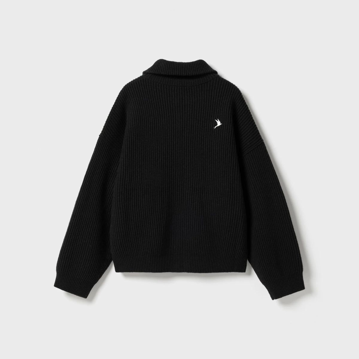 66 NORTH, Vonarstræti Zipped Wool Sweater, Black
