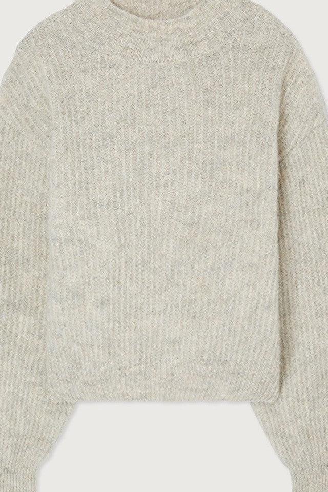 American Vintage, Women's jumper East, Melange powder snow