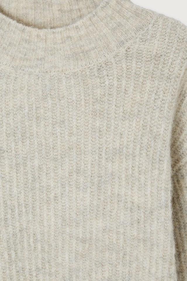 American Vintage, Women's jumper East, Melange powder snow