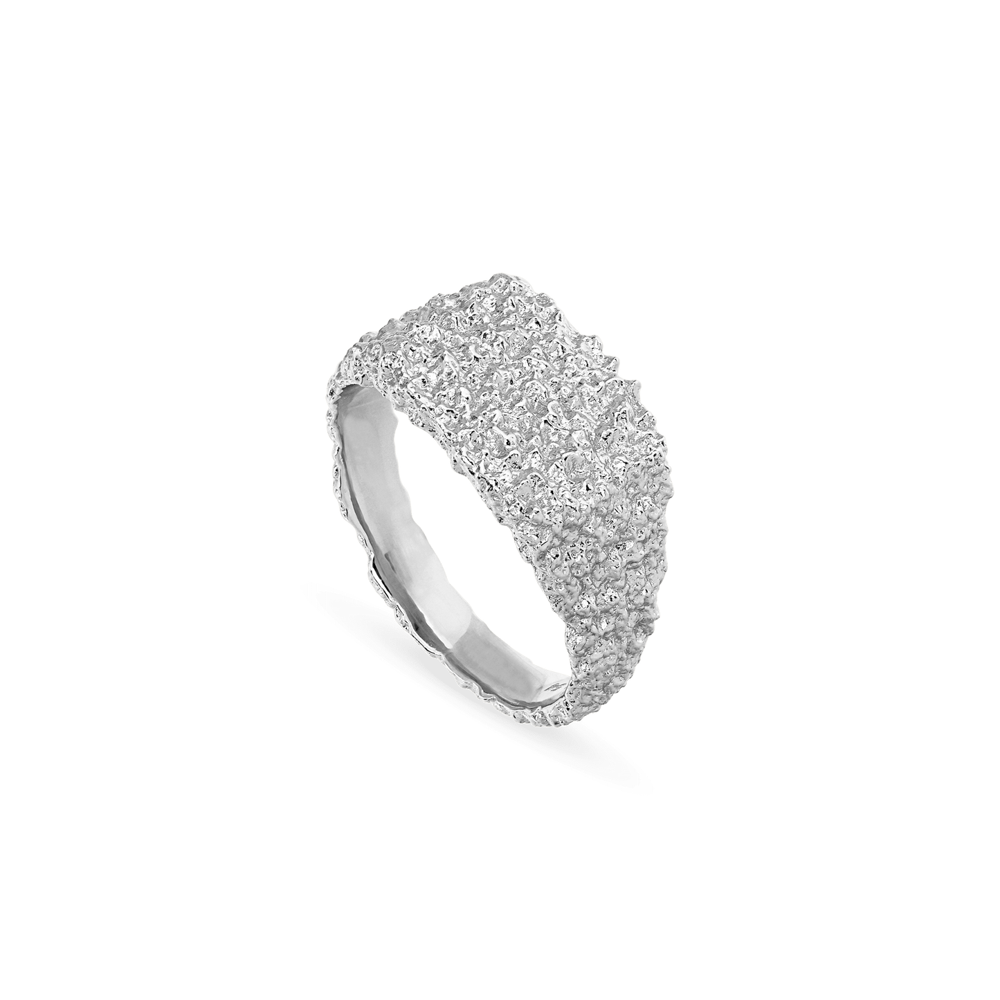 Jane Kønig, Organic Signet Ring, Sølv