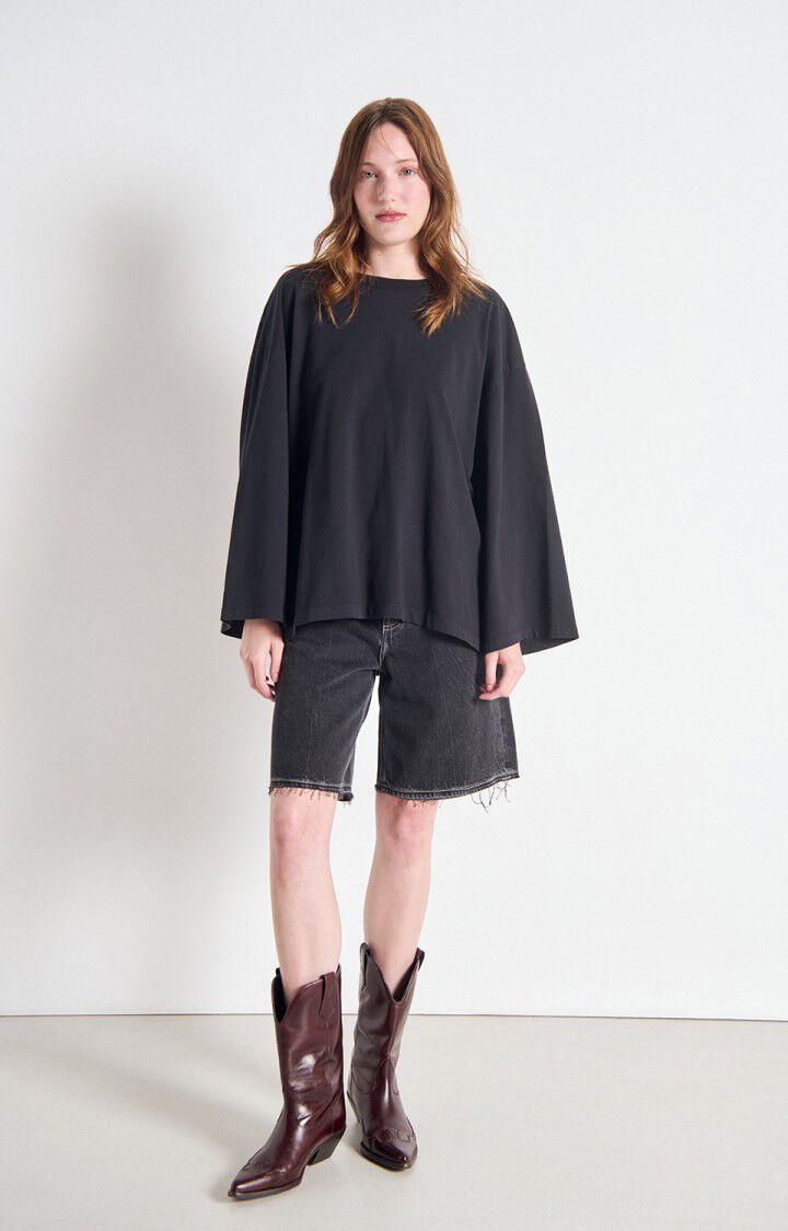 American Vintage, Fizvalley L/S T-shirt, Black