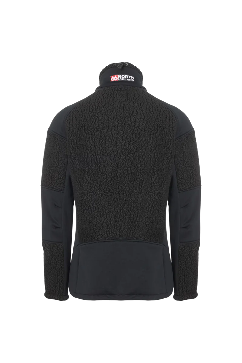 66 NORTH, Tindur Technical Shearling Jacket, Black