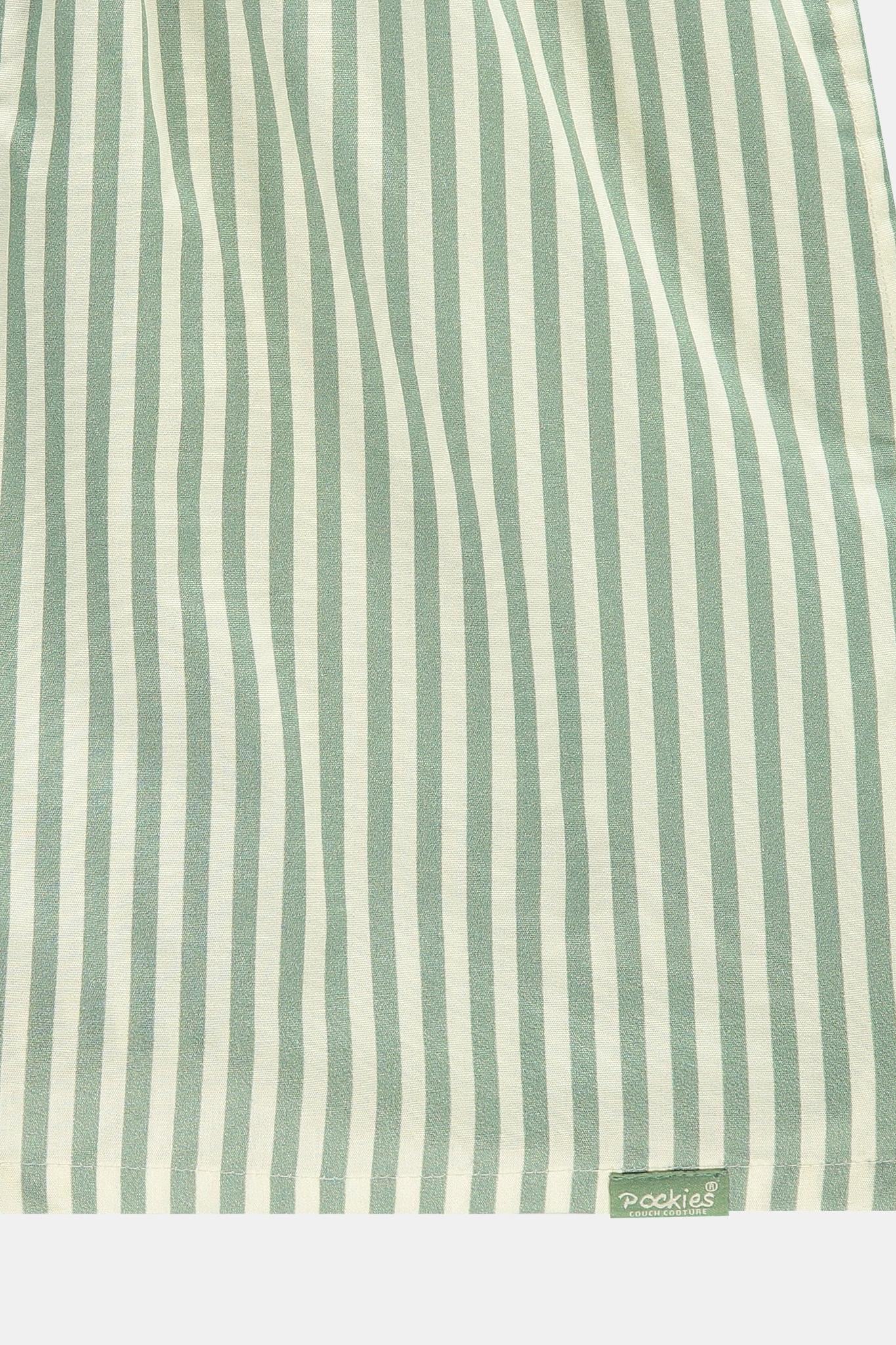 Pockies, Green Striped Boxer Shorts
