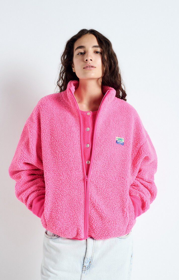 American Vintage, Hoktown Fleece Jacket, Acid Pink Melange