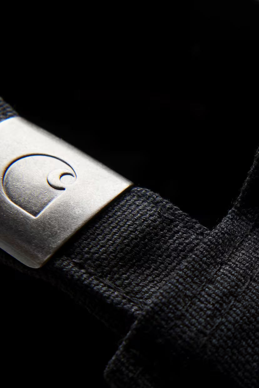 Carhartt WIP, Canvas Script Cap, Black / White