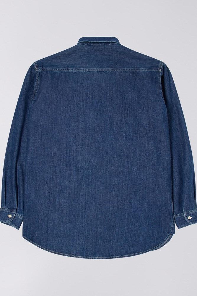 EDWIN, Work Shirt, Blue Dark Used