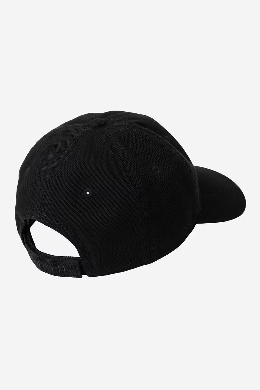 Carhartt WIP, Selby Canvas Cap, Black, Stone washed