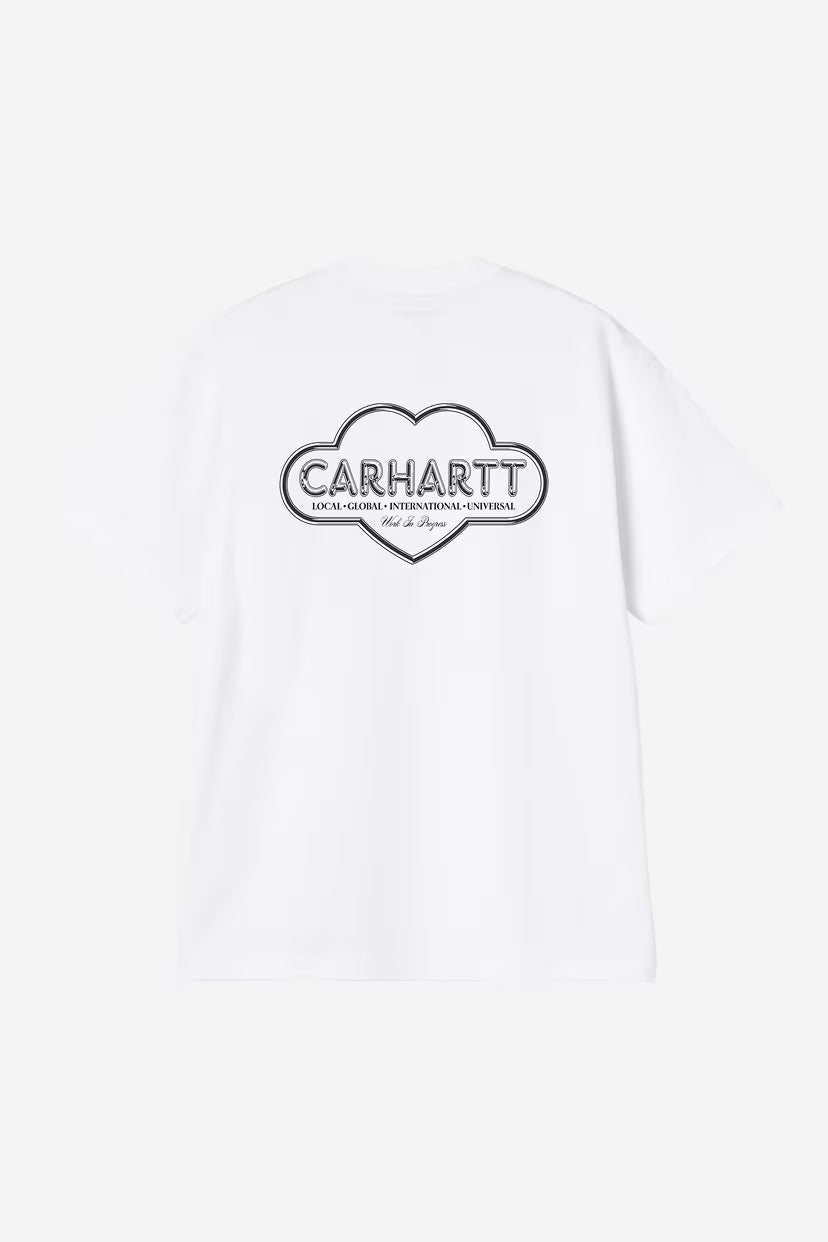 Carhartt WIP, S/S Cloud Heart T-Shirt, White