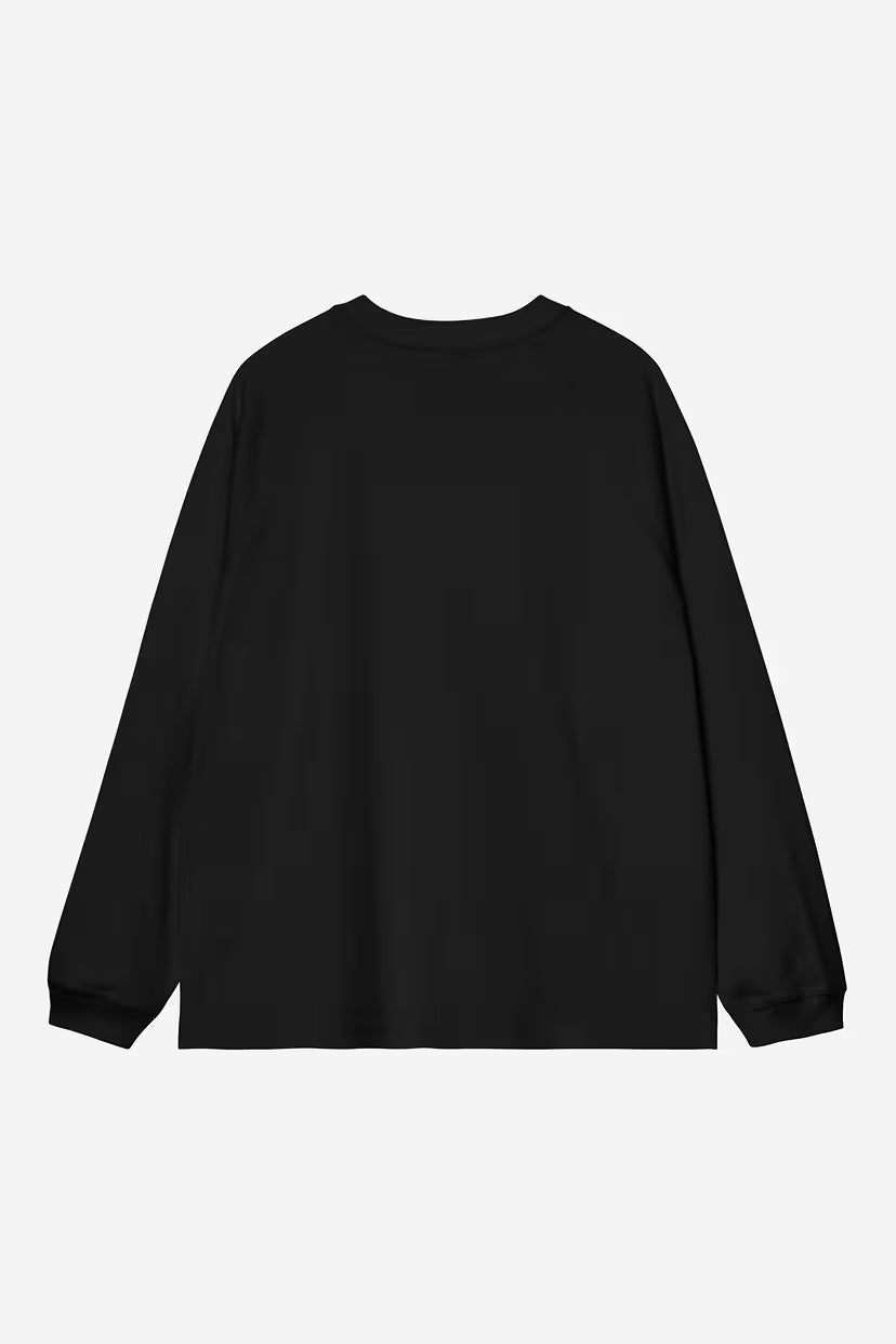 Carhartt WIP, L/S Signature Rib T-Shirt, Black