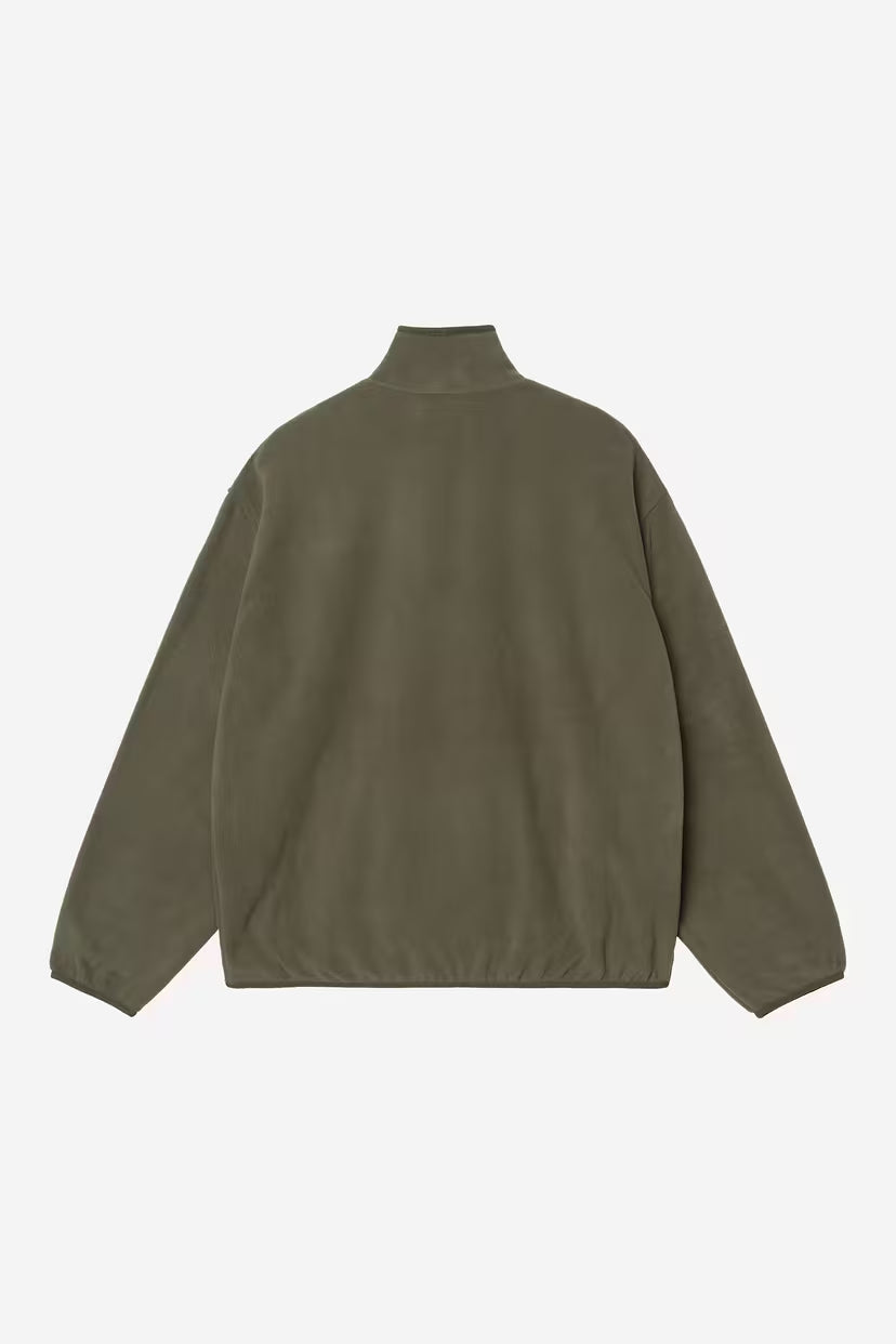 Carhartt WIP, Edmore Half Zip Sweatshirt, Cypress / Black