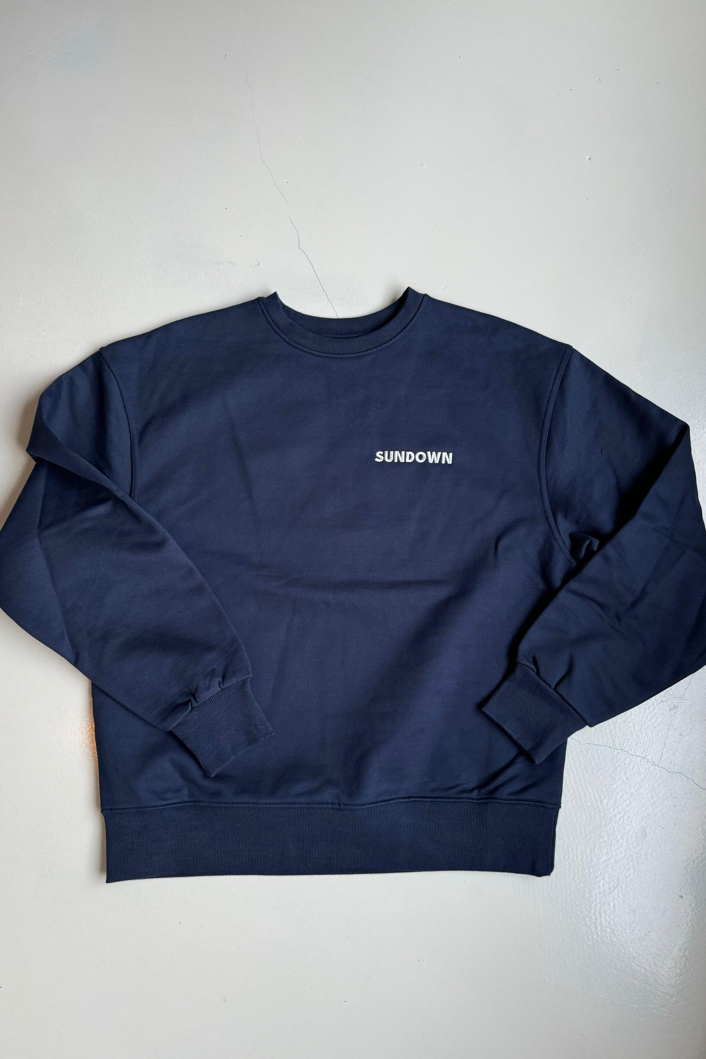 SUNDOWN, Sunni Heavy Crewneck, Navy Blue