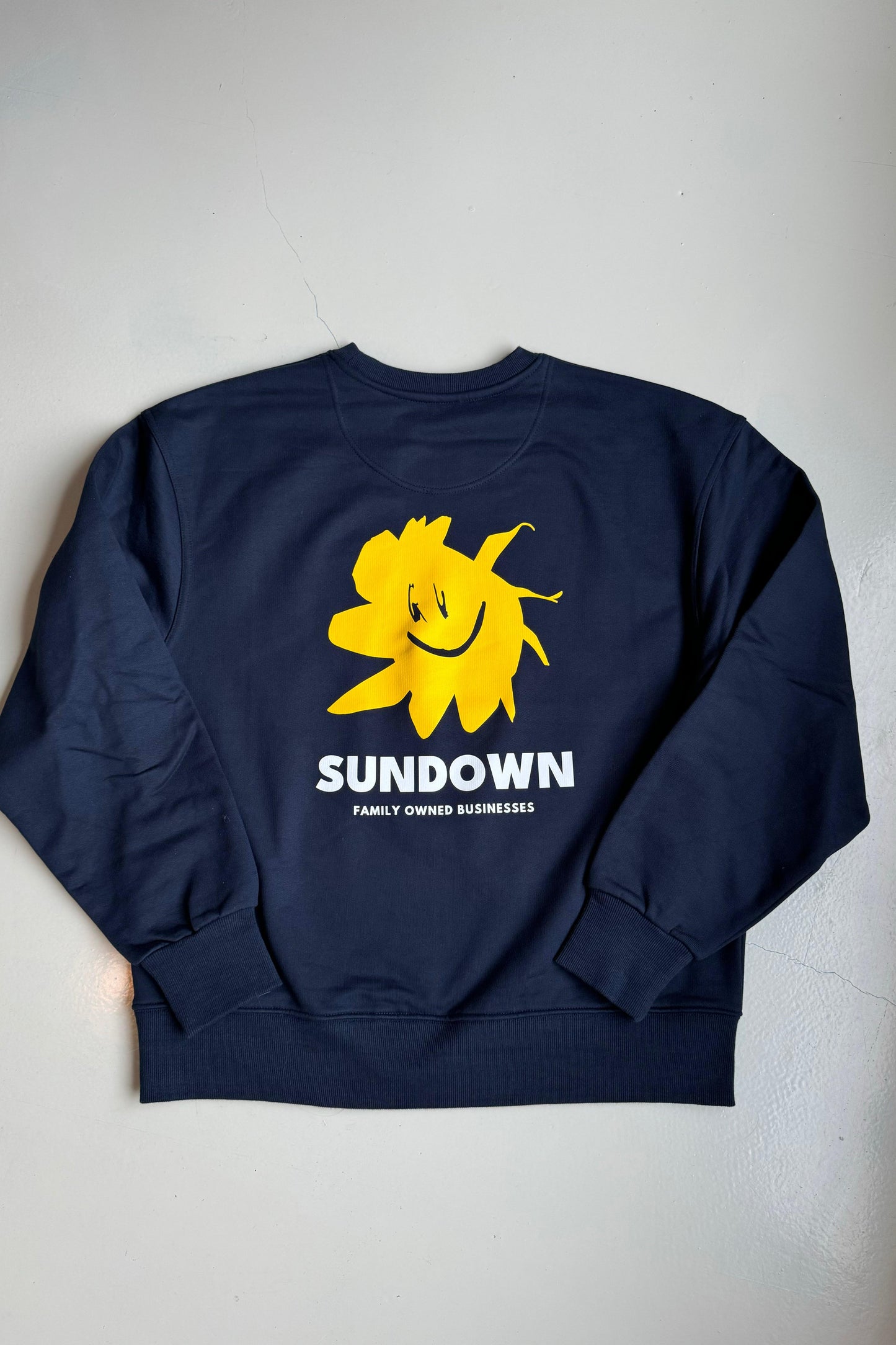 SUNDOWN, Sunni Heavy Crewneck, Navy Blue