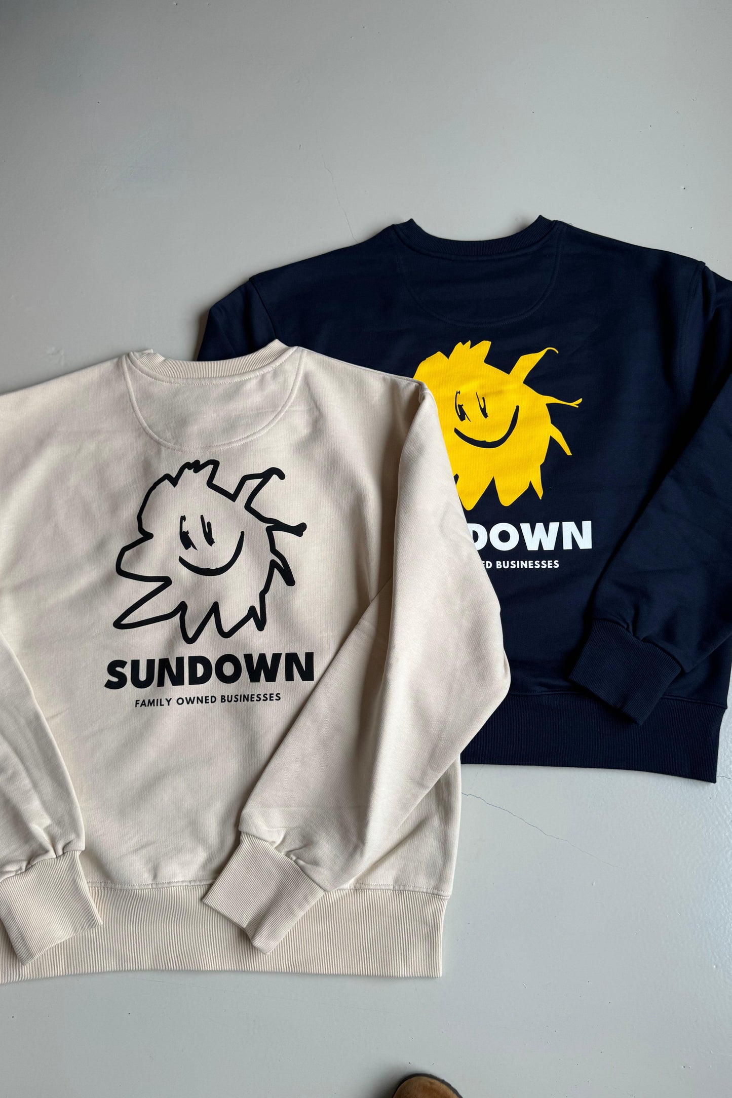 SUNDOWN, Sunni Heavy Crewneck, Ecru