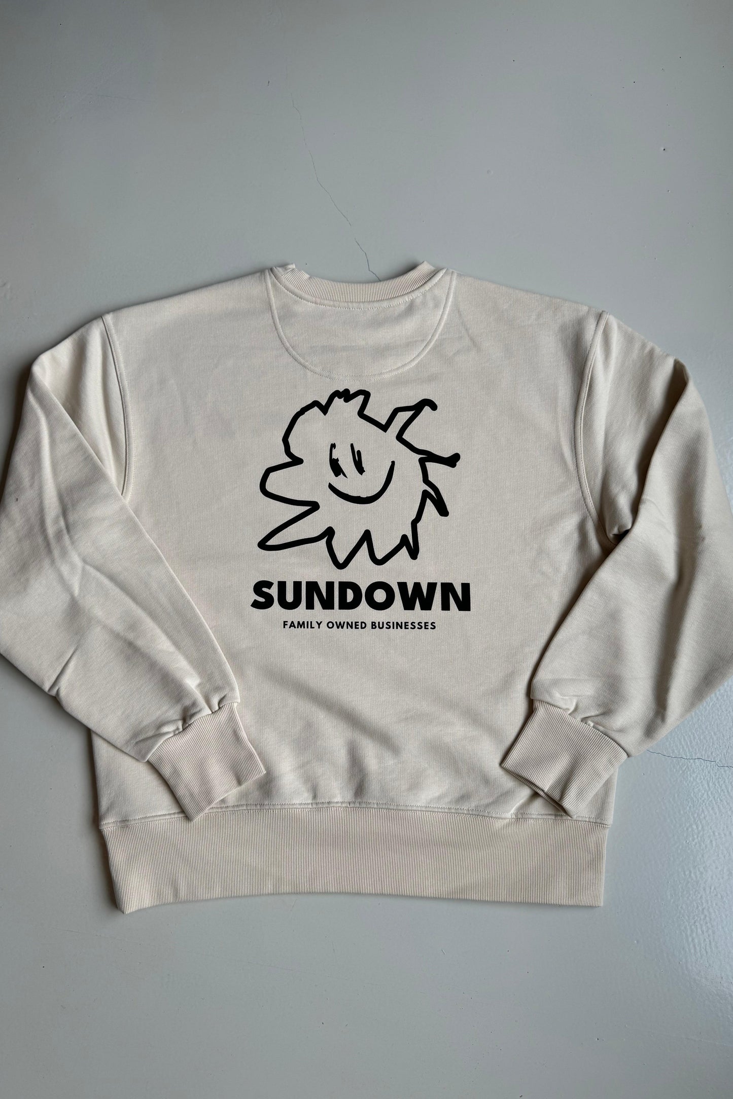 SUNDOWN, Sunni Heavy Crewneck, Ecru