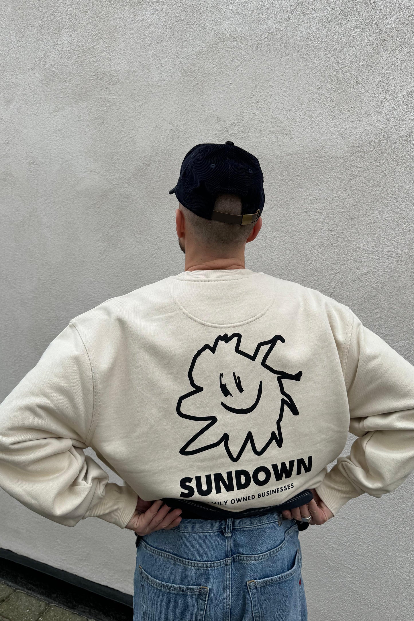 SUNDOWN, Sunni Heavy Crewneck, Ecru