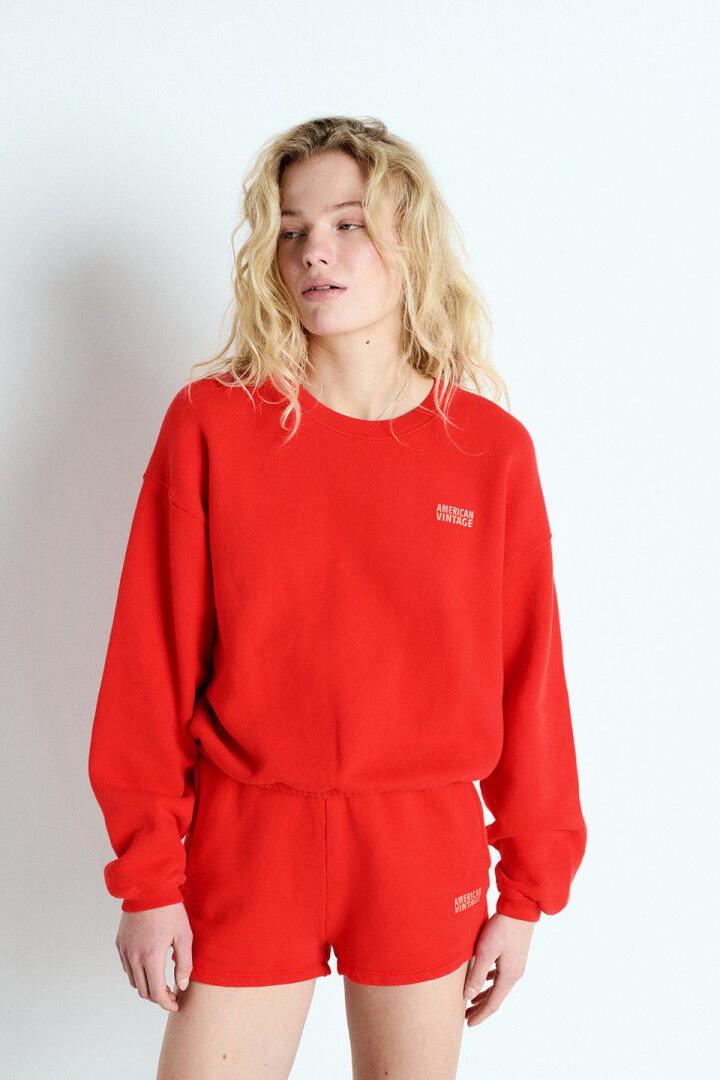American Vintage, Izubird Sweatshirt, Vintage Strawberry