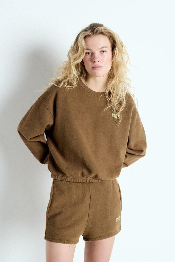American Vintage, Izubird Sweatshirt, Vintage Moka